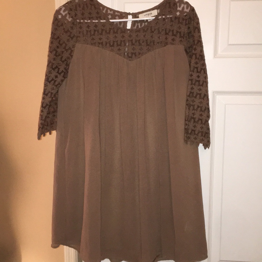 Womens Brown Umgee dress